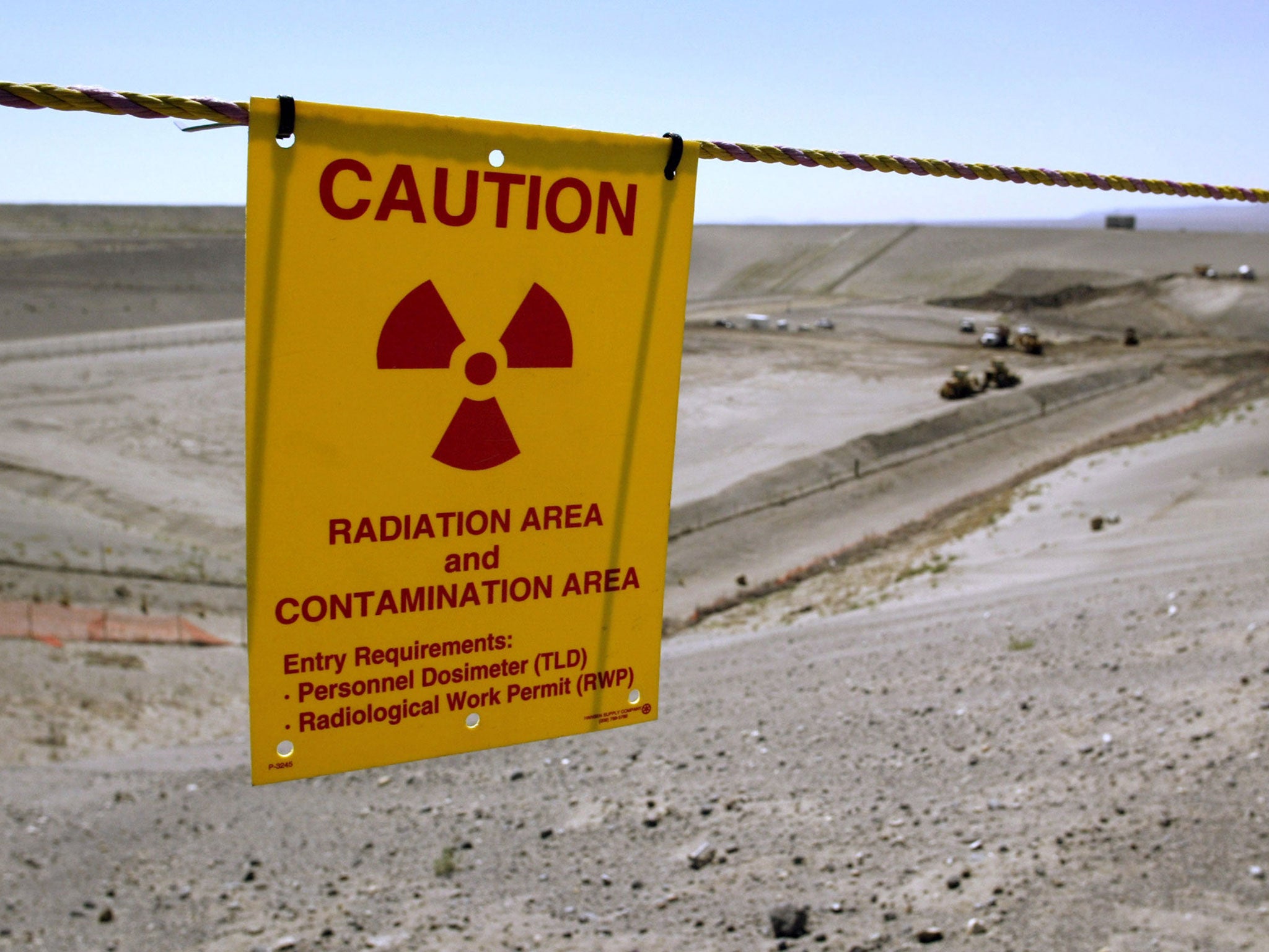 Part of the Western hemisphere's most contaminated nuclear site in Hanford, Washington state in the US