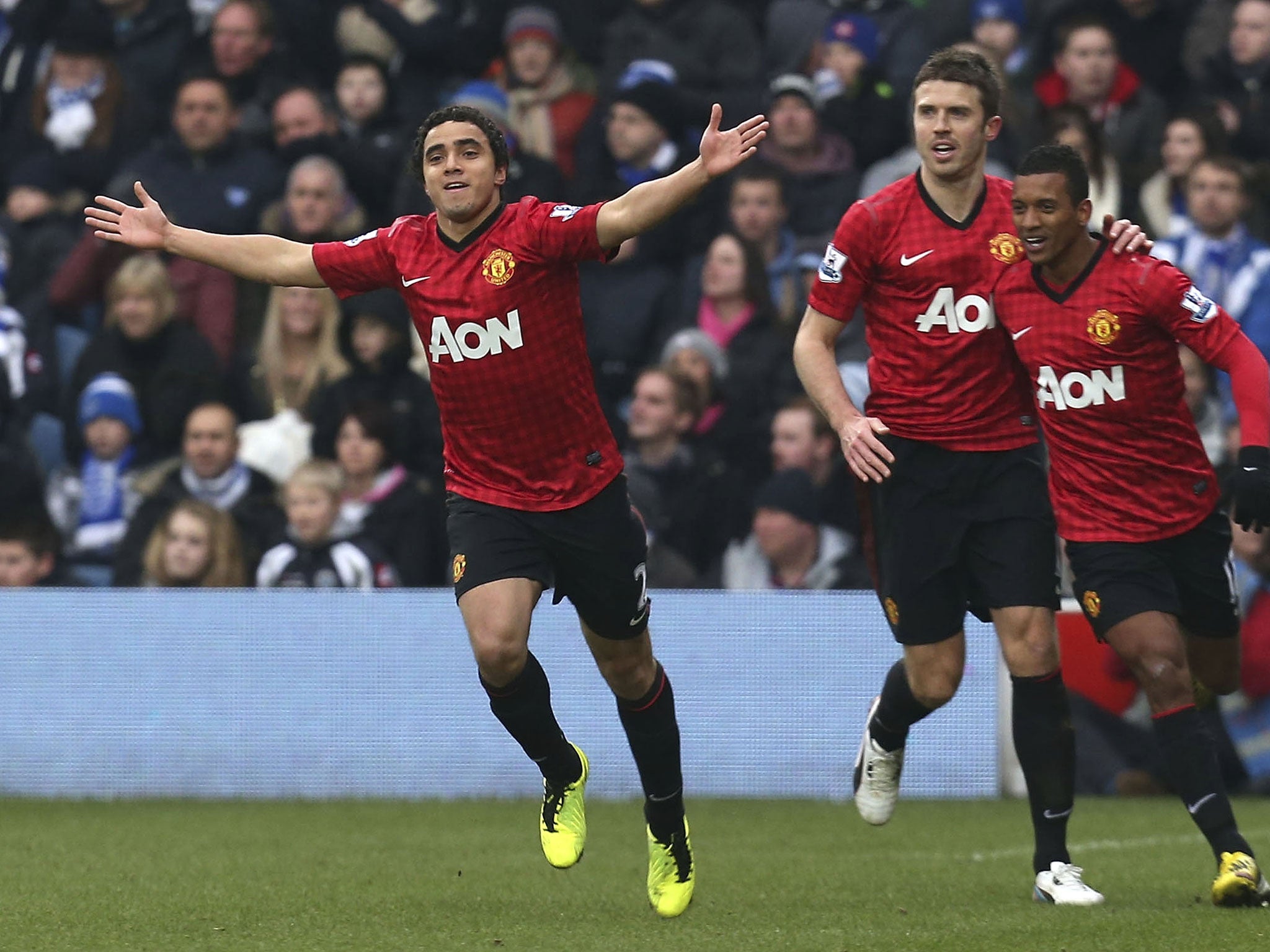 Rafael da Silva's wonder-goal opens the scoring for Manchester United against QPR