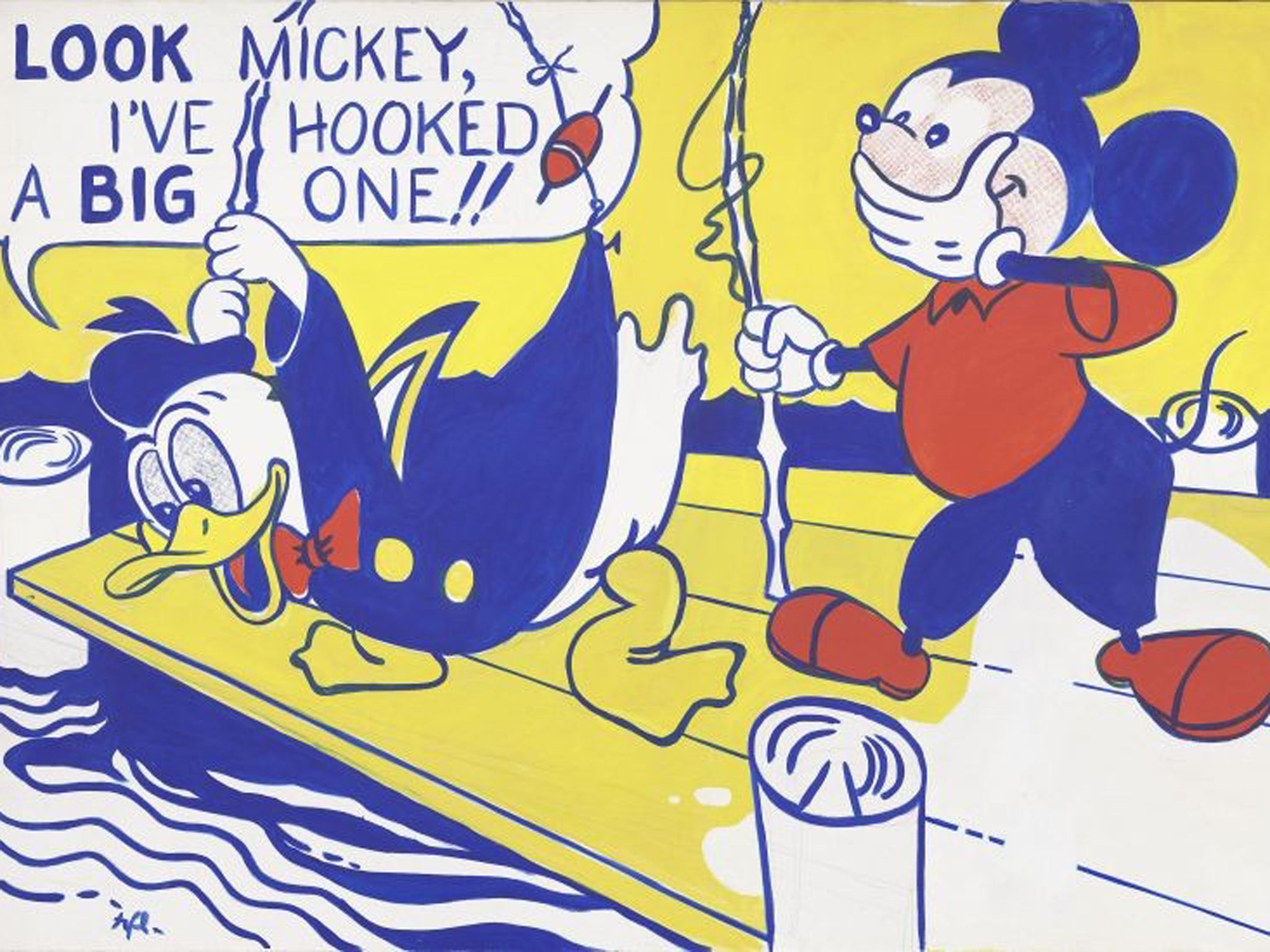 Lichtenstein's 'Look Mickey' (1961)