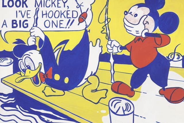 Lichtenstein's 'Look Mickey' (1961)