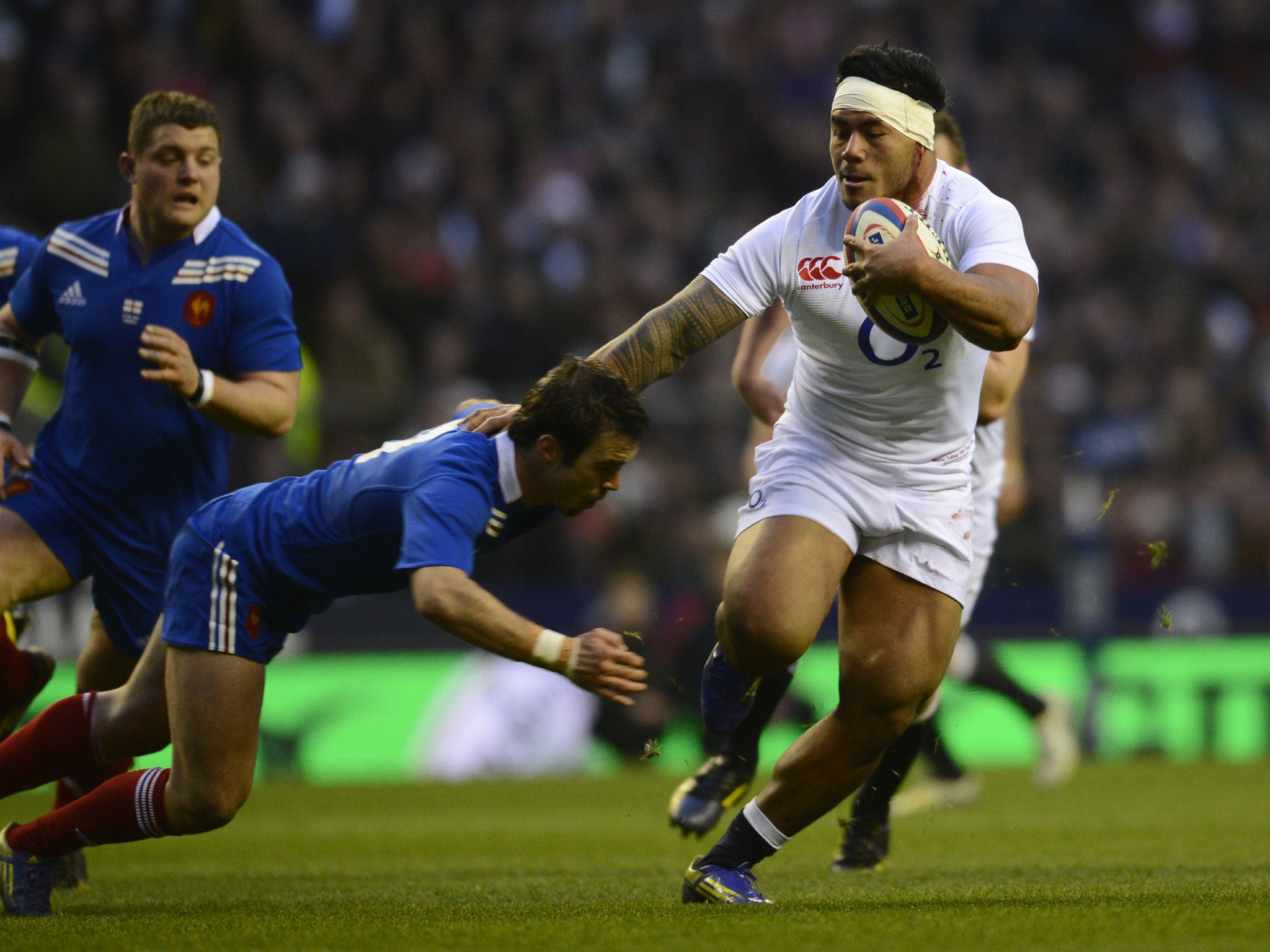 Manu Tuilagi was on top form for England today