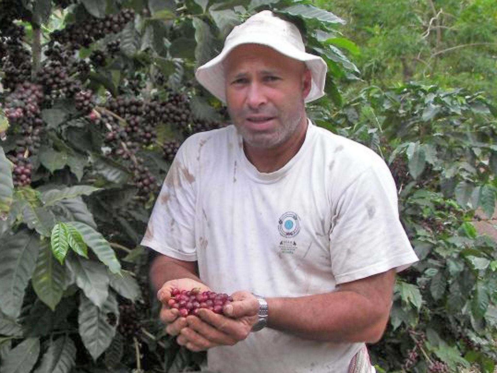 ‘Last year I got $2.20 per pound, this year $1.40’ Gerardo Arias Camacho, 43, a coffee farmer from Costa Rica