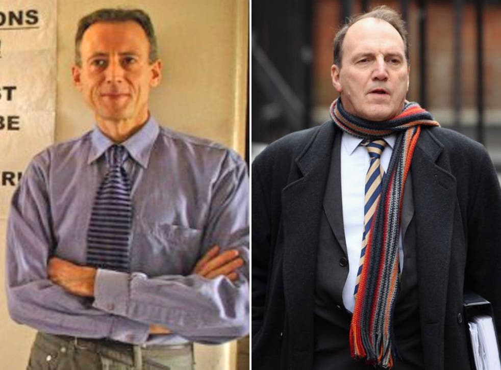 The Labour candidate, Peter Tatchellthe, left, and the Liberal Alliance candidate, Simon Hughes, right