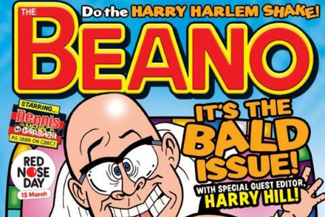 The bald truth: the new Beano issue guest-edited by Harry Hill