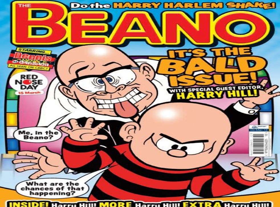 The bald truth: the new Beano issue guest-edited by Harry Hill