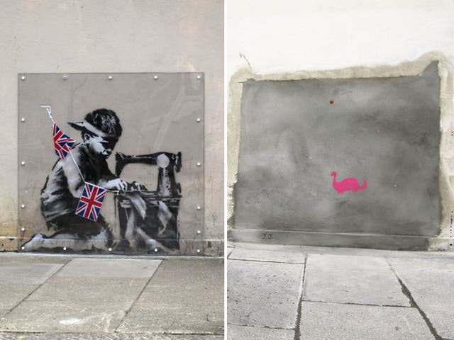 Lost' Banksy is withdrawn from auction | The Independent | The Independent