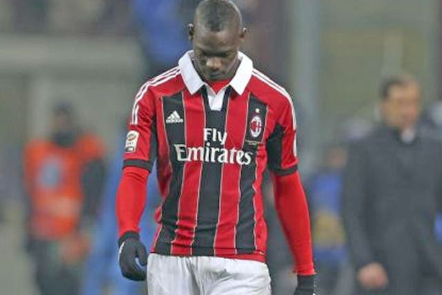 Mario Balotelli was abused by Internazionale fans