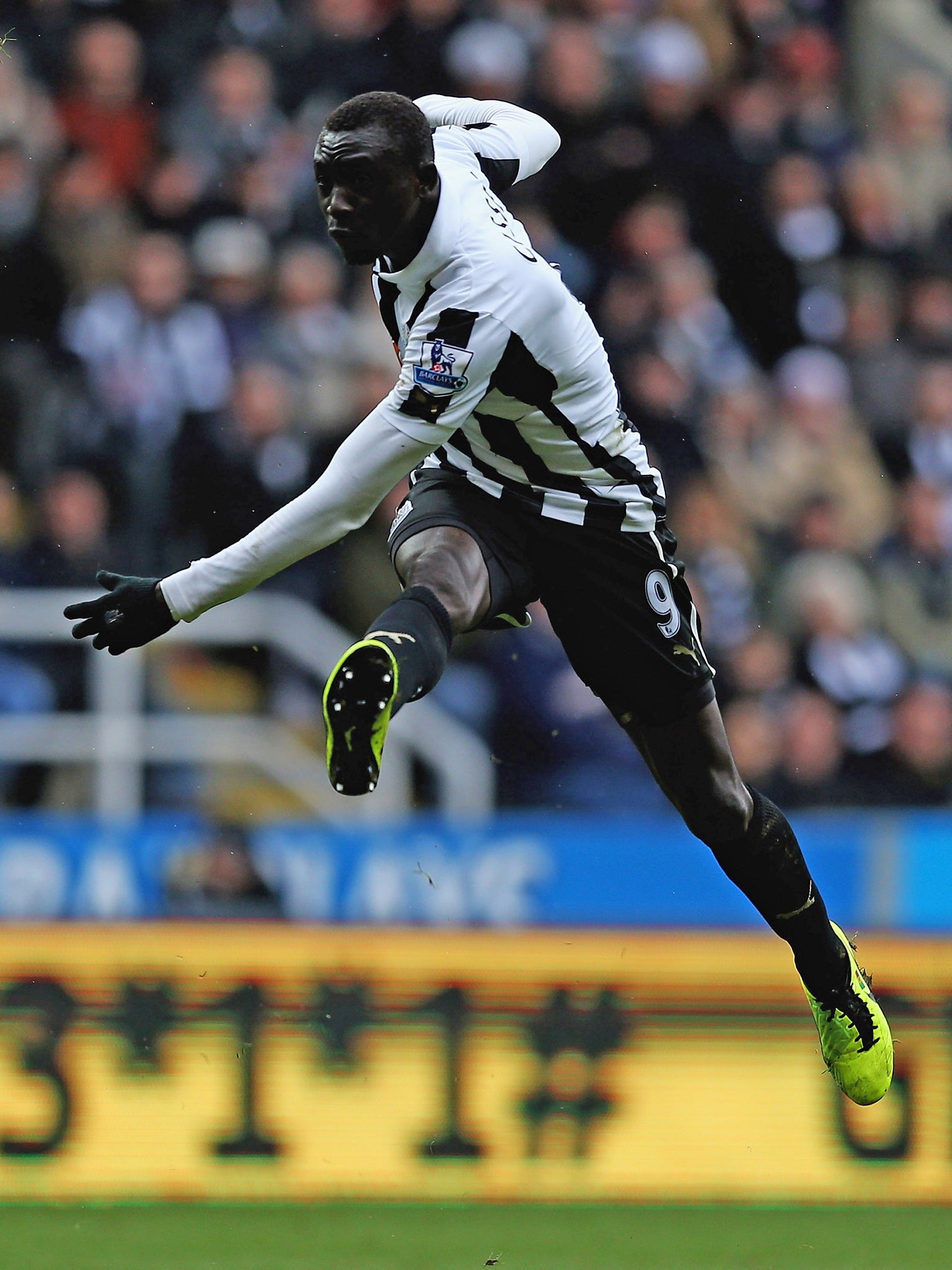 Papiss Cisse smashed home a stunning goal in his side's 4-2 home victory over Southampton