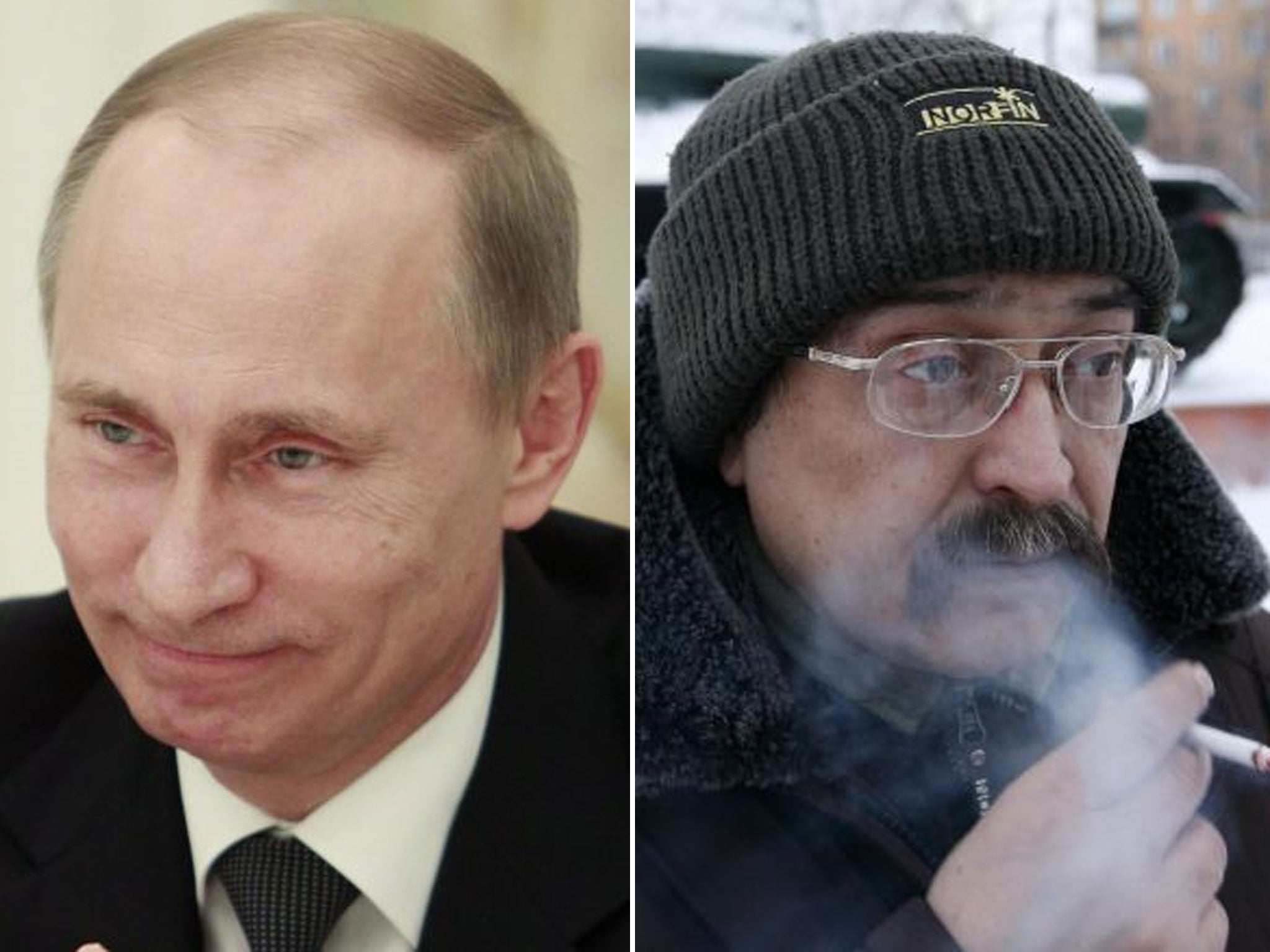 President Vladimir Putin signed an anti-smoking bill into law yesterday