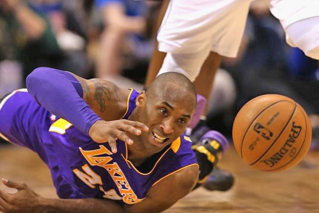 Times are tough at the LA Lakers for Kobe Bryant