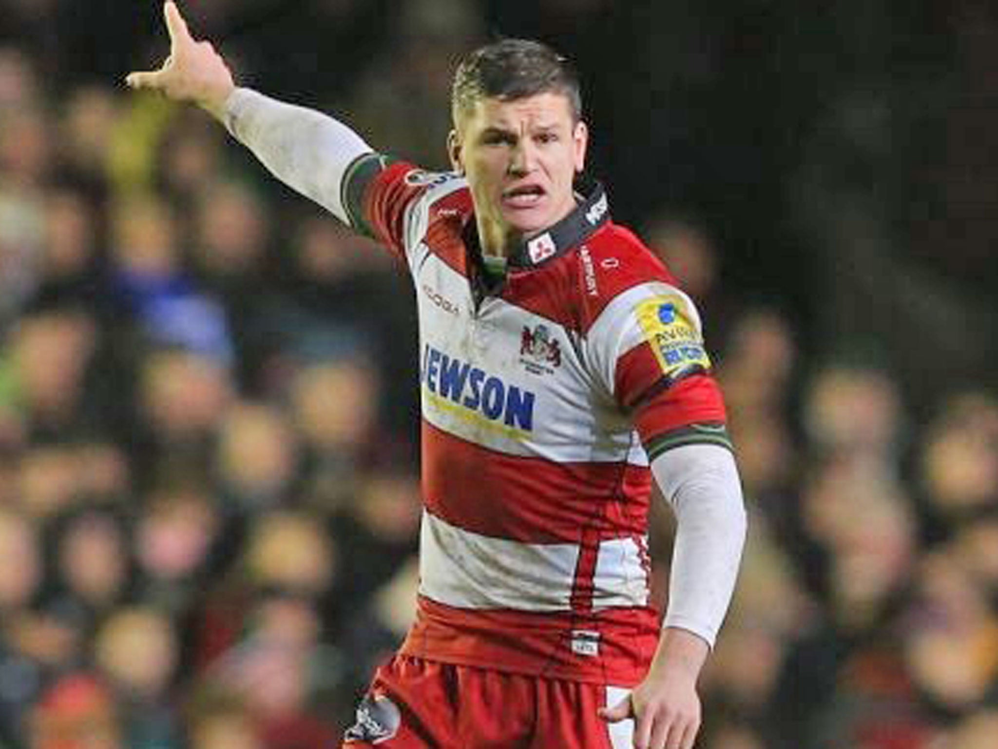Freddie Burns: The Gloucester outside-half has not played since
injuring a knee in mid-January