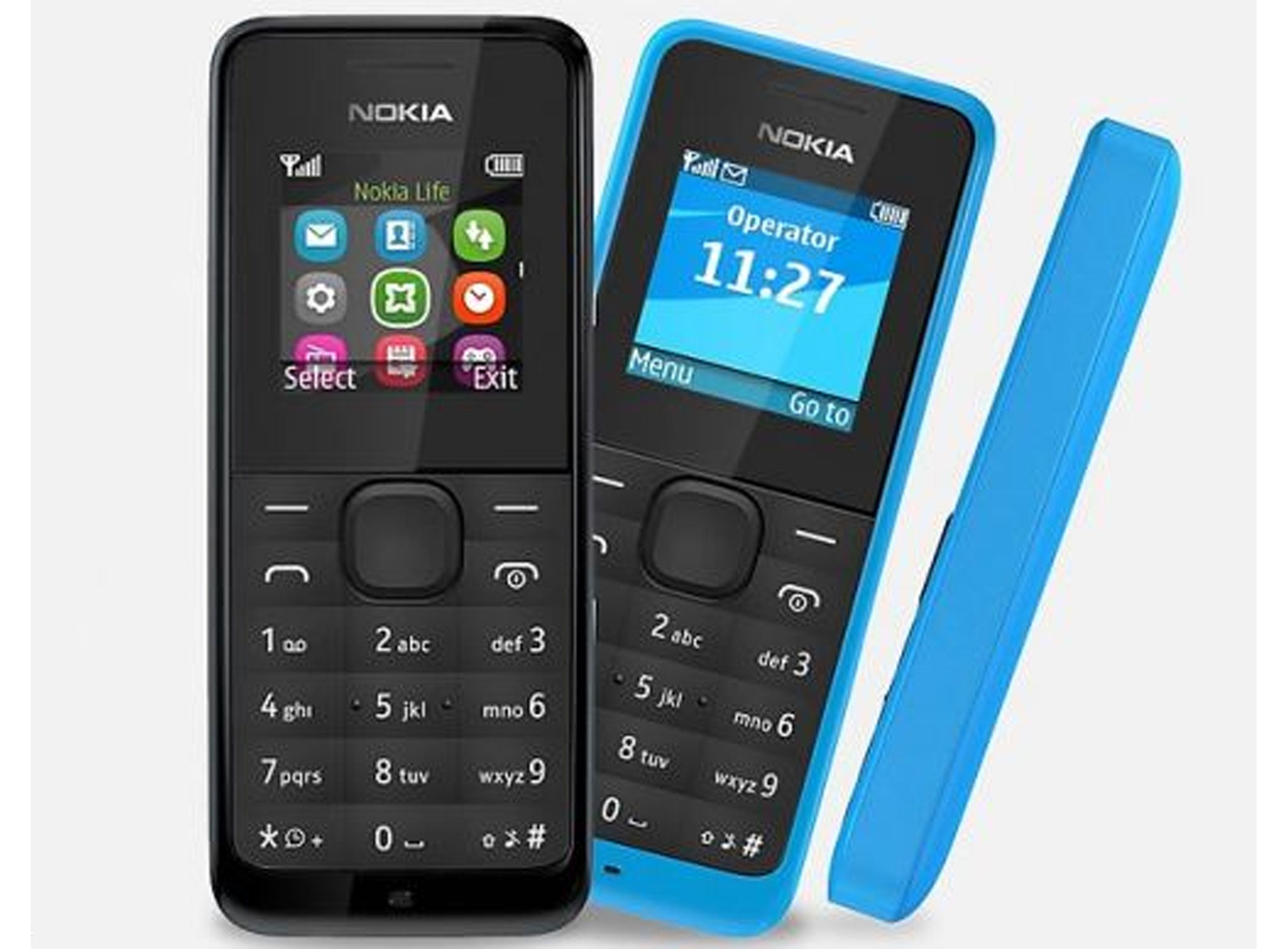 Nokia 105: Finnish company launches new £13 mobile phone with a battery that lasts 35 DAYS on a single charge