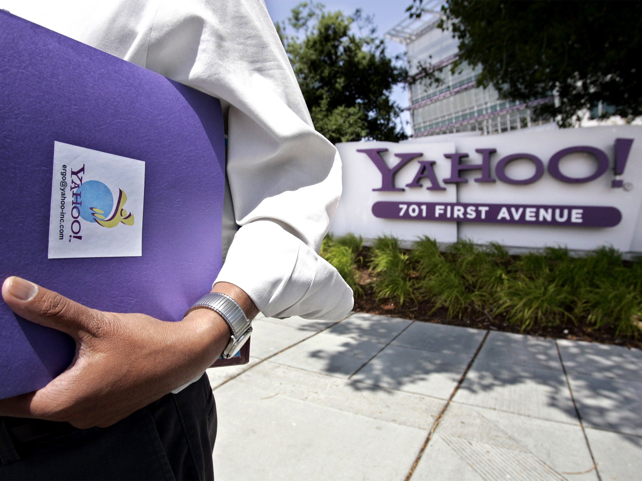 The Yahoo! offices in Sunnyvale, California
