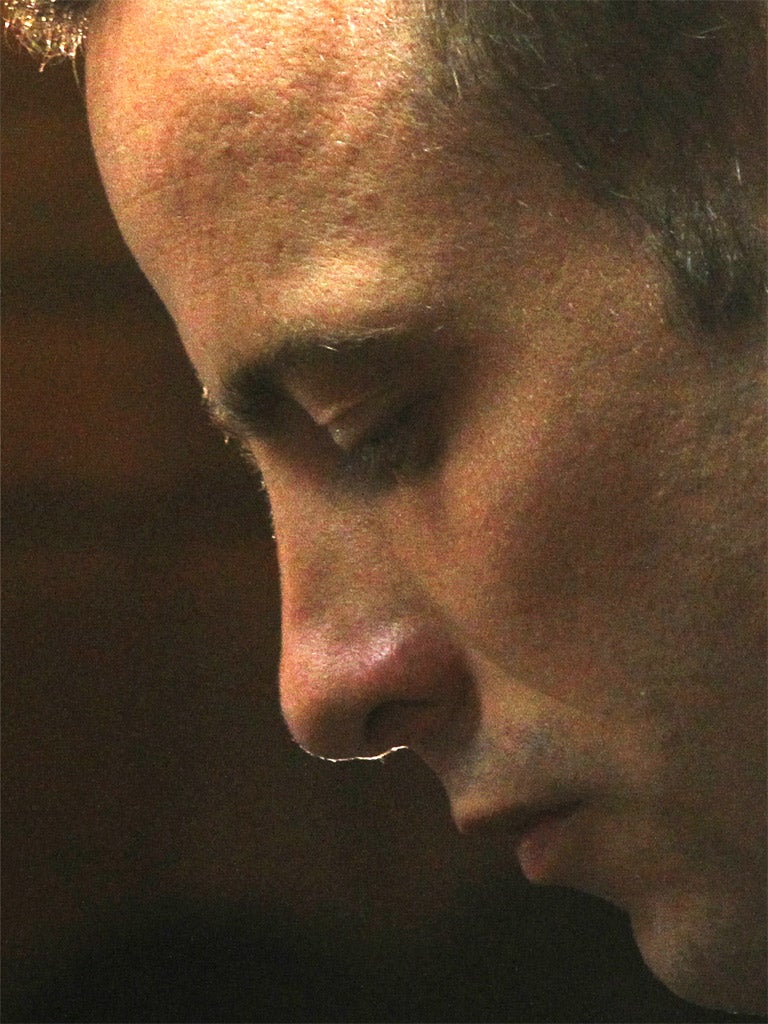 Oscar Pistorius pictured during his bail hearing