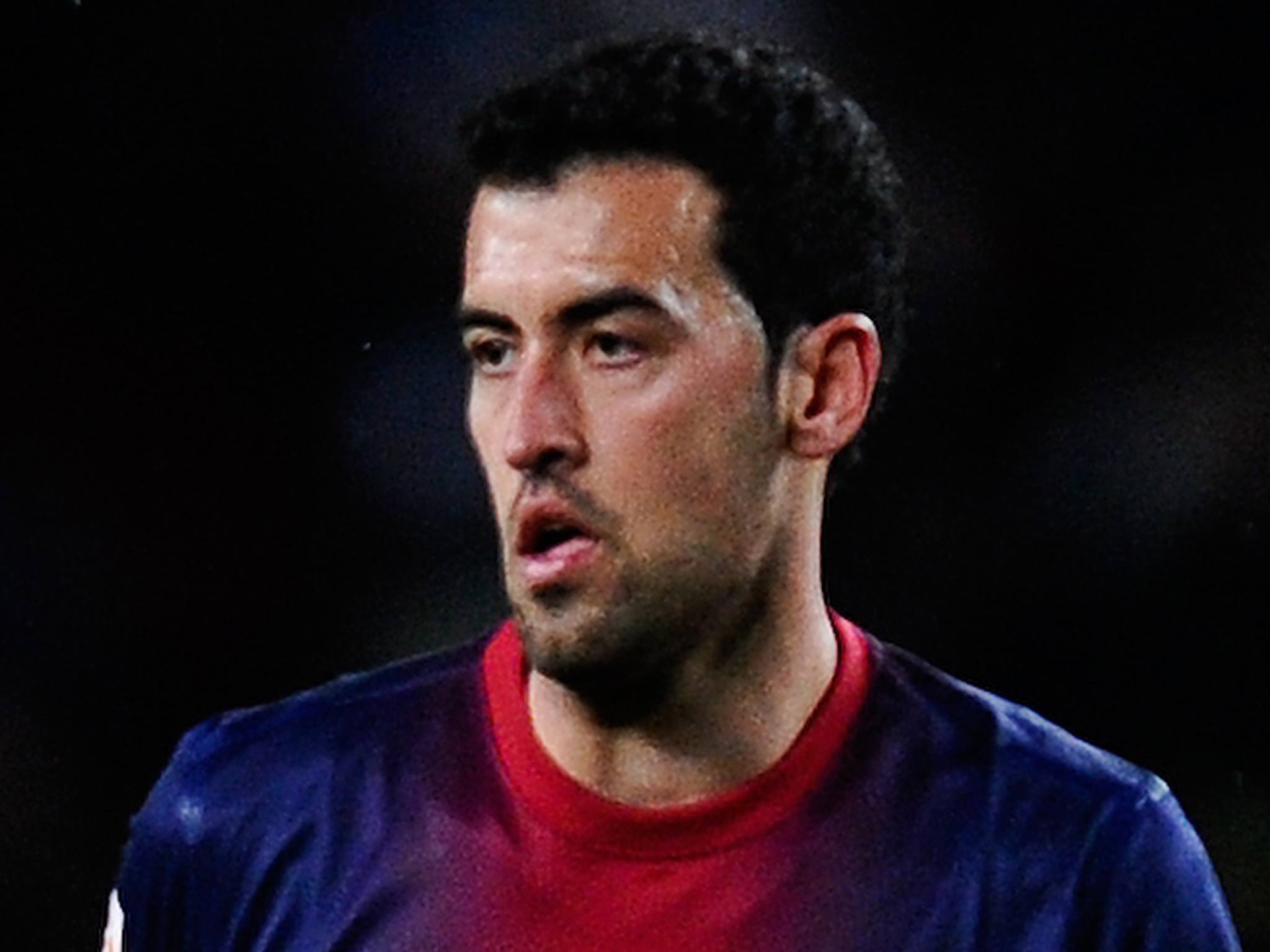 Sergio Busquets Spread the play nicely to Alves on a couple of occassions early on, but otherwise struggled to impose himself on the game. 5