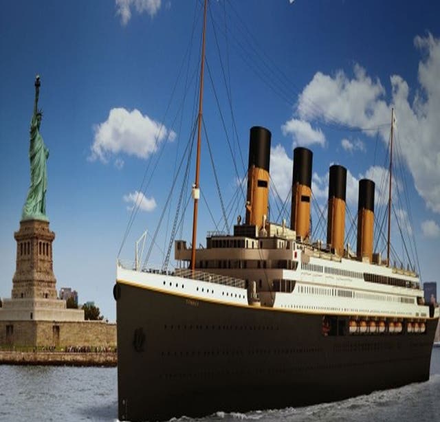 Anything will sink if you put a hole in it': Australian billionaire plays  down 'unsinkable' reports as he unveils blueprints for Titanic II - an  exact replica of the doomed original |