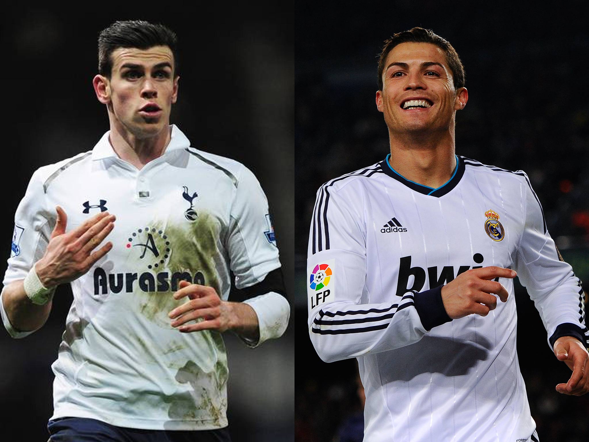 Gareth Bale and Cristiano Ronaldo