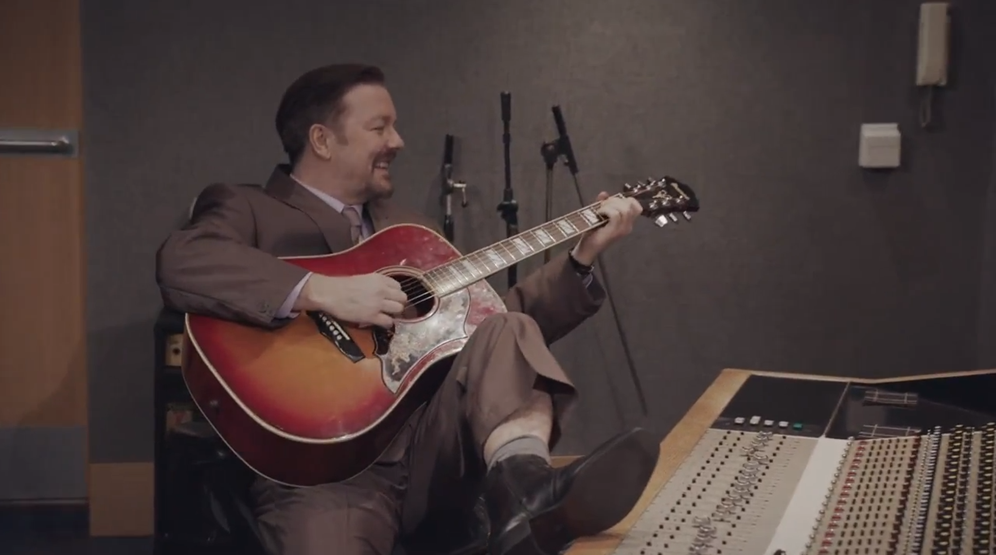 David Brent as a talent manager in the promotional video for The Office Comic Relief Special