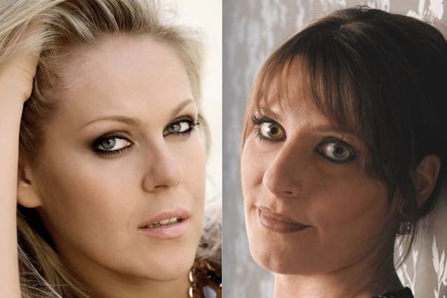 Amanda Echalaz (right) and Kristine Opolais (left) take on the role of Tosca in turn at the Royal Opera House