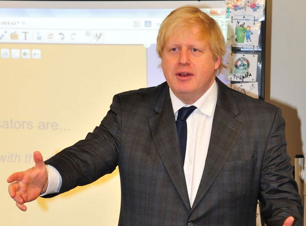 Boris Johnson (pictured) today stepped up the pressure on David Cameron over Europe