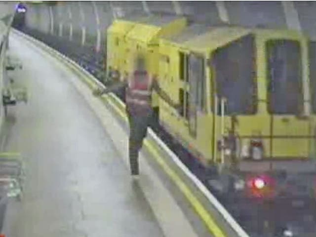 London Underground's staff panic as a train is out of control after its brakes failed