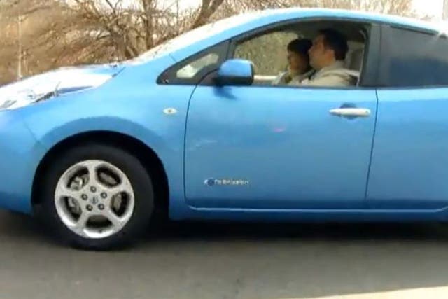 To prove a political point, President Mikheil Saakashvili drove the car, which he says is his personal vehicle paid for with his own money, to Tbilisi airport ahead of an official visit to neighbouring Azerbaijan