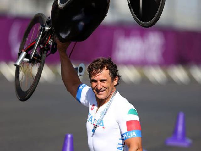 Alex Zanardi at the 2012 Paralympic Games
