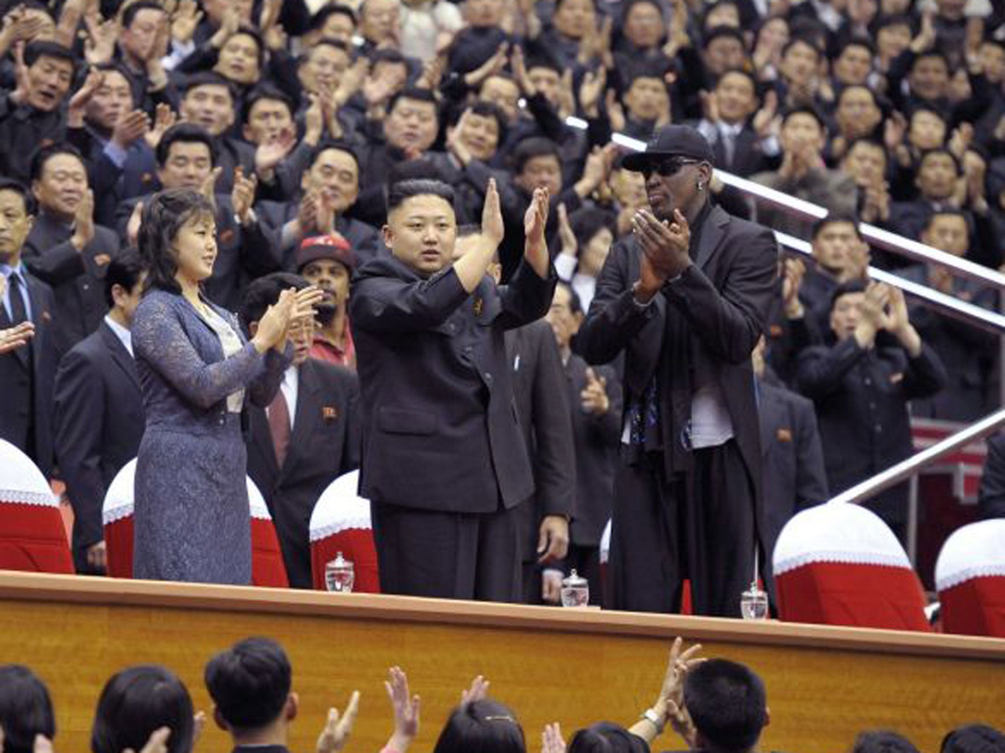 Kim Jong-un is honoured to meet Dennis Rodman