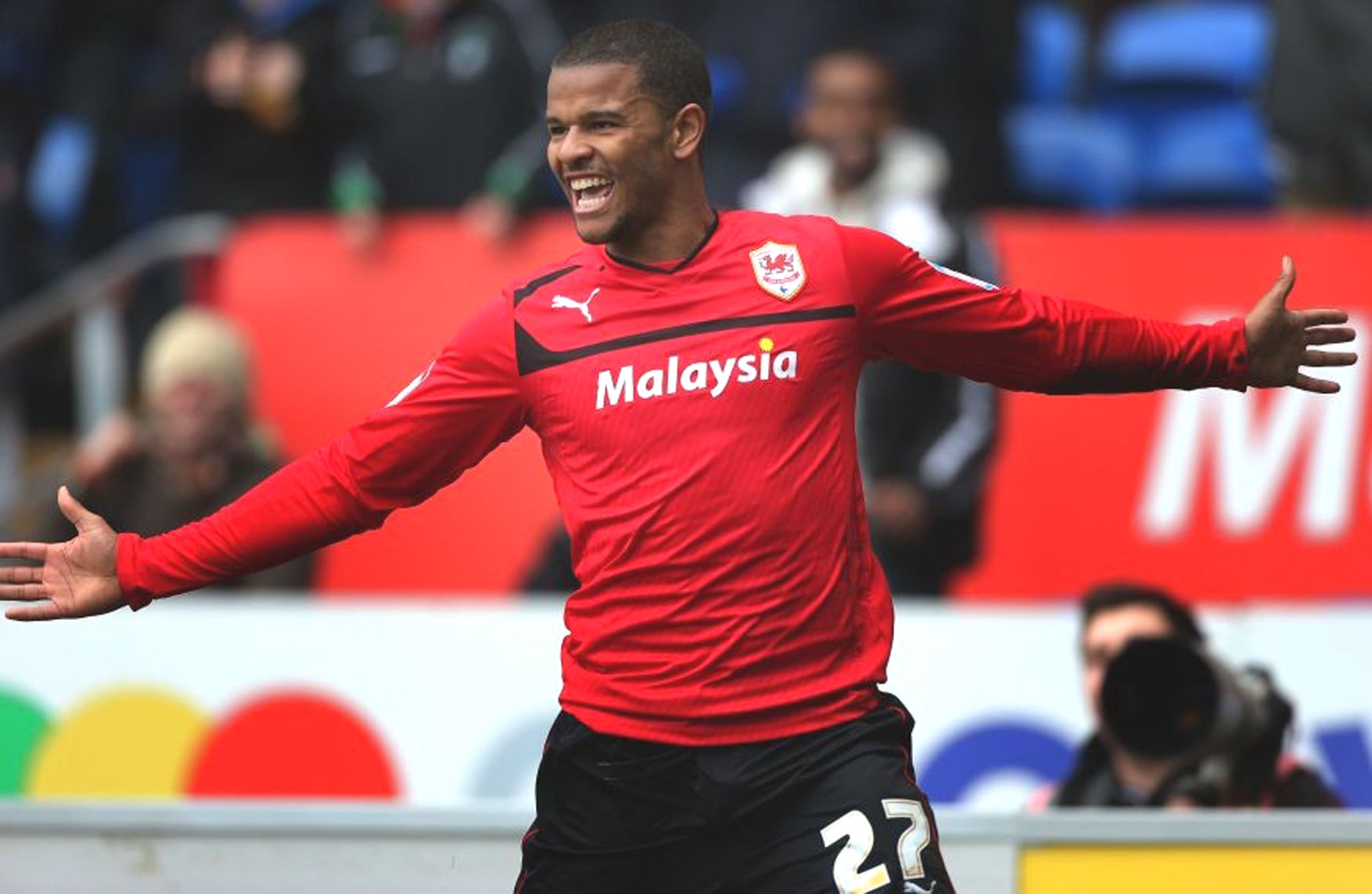 Fraizer Campbell is enjoying a new lease of life at Cardiff having only made three appearances for Manchester United