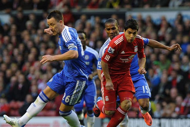 Unacceptable: John Terry (left) and Luis Suarez still have cases to answer  