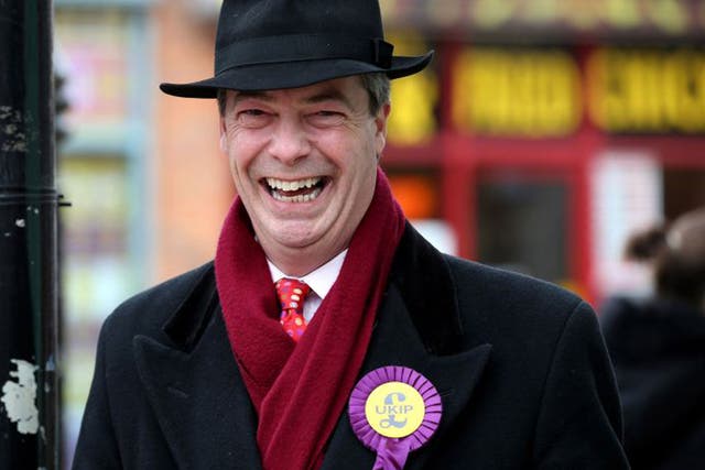 Party leader Nigel Farage