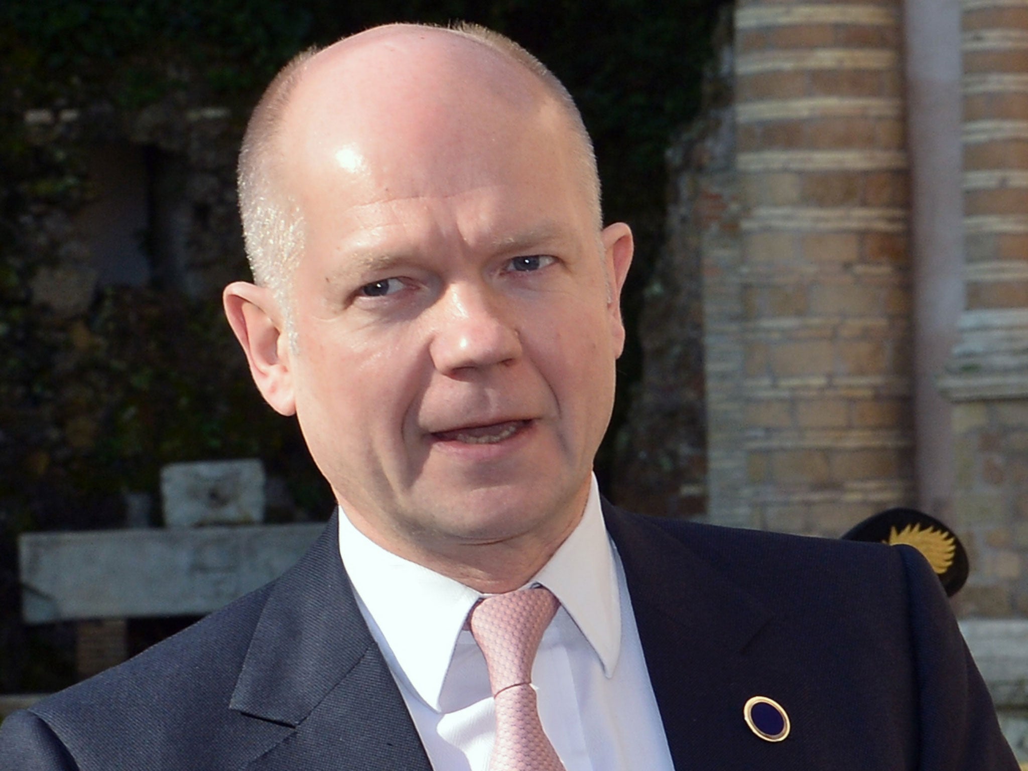 The Foreign Secretary, William Hague, says he will not rule out further UK intervention in Syria