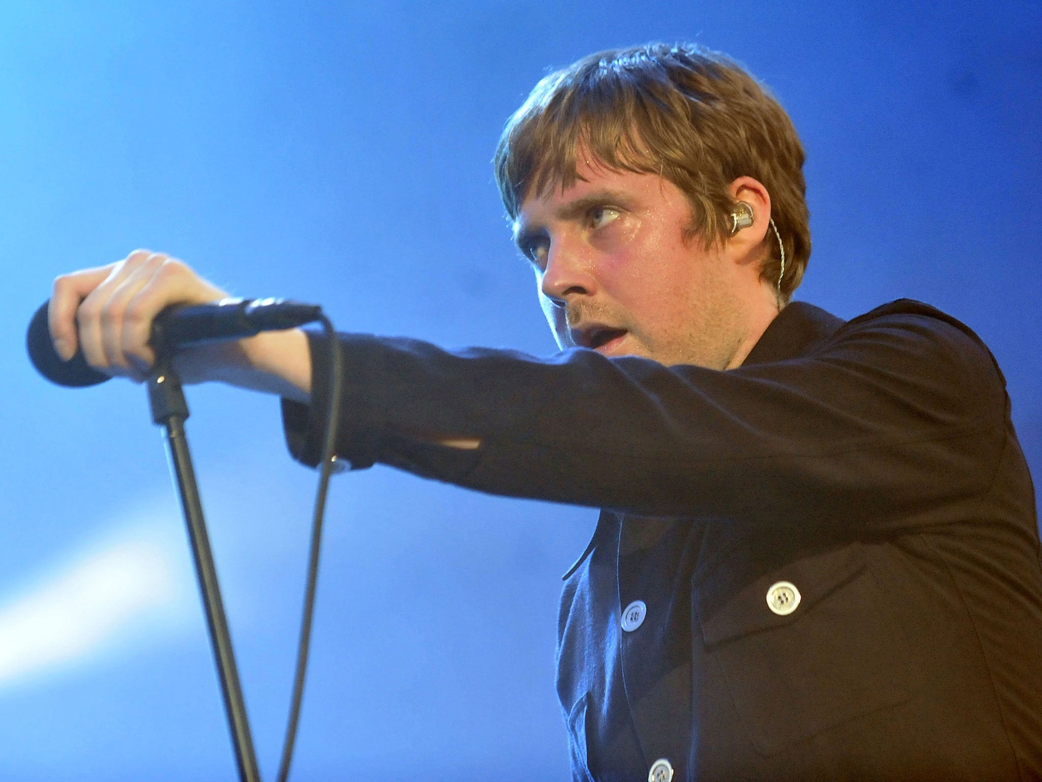 Kaiser Chiefs (lead singer Ricky Wilson, above) were were the first act announced as part of the Leeds Arena opening season