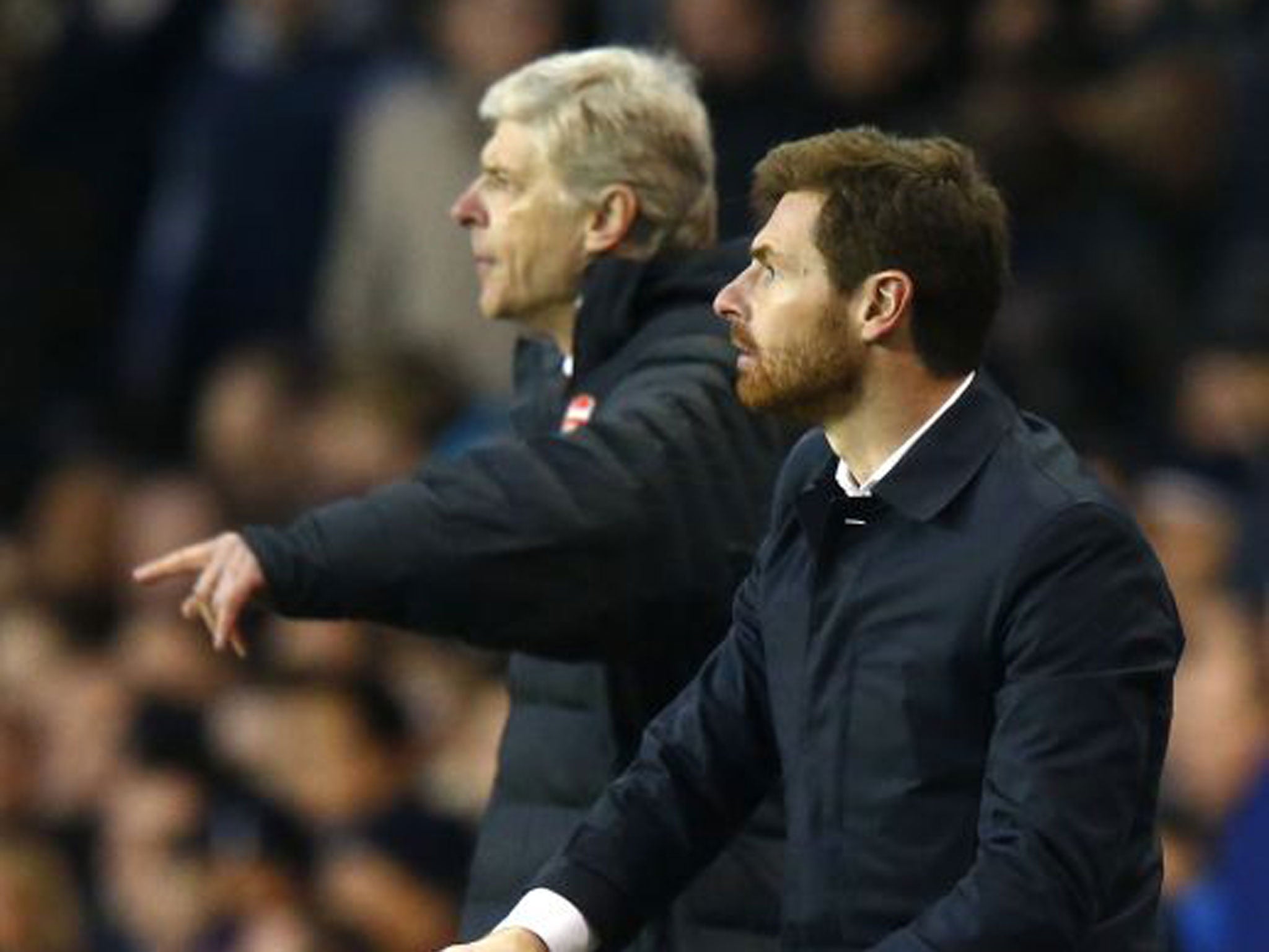 Andre Villas-Boas thinks Arsène Wenger has growing problems