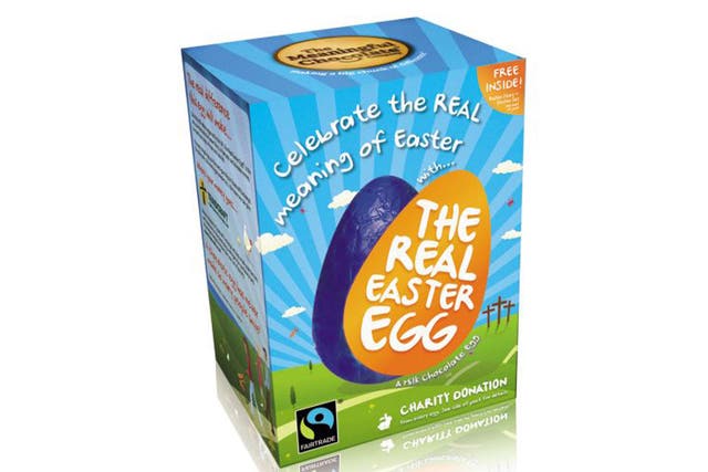The Meaningful Chocolate Company, a company “passionate about ethical trading and faith”, has produced the eggs for three years