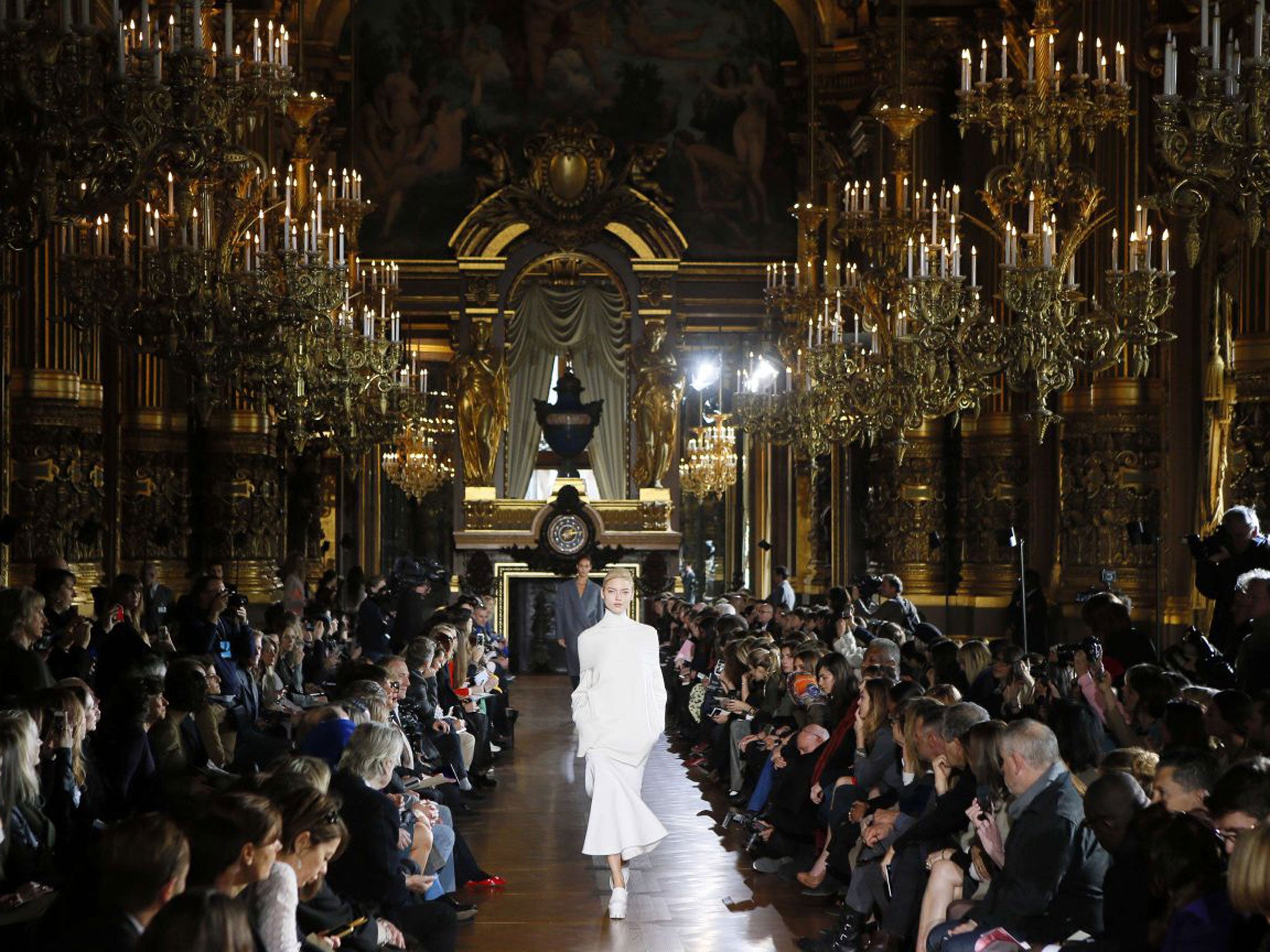 Stella McCartney’s Fall/Winter 2013-2014 ready-to-wear show in Paris yesterday