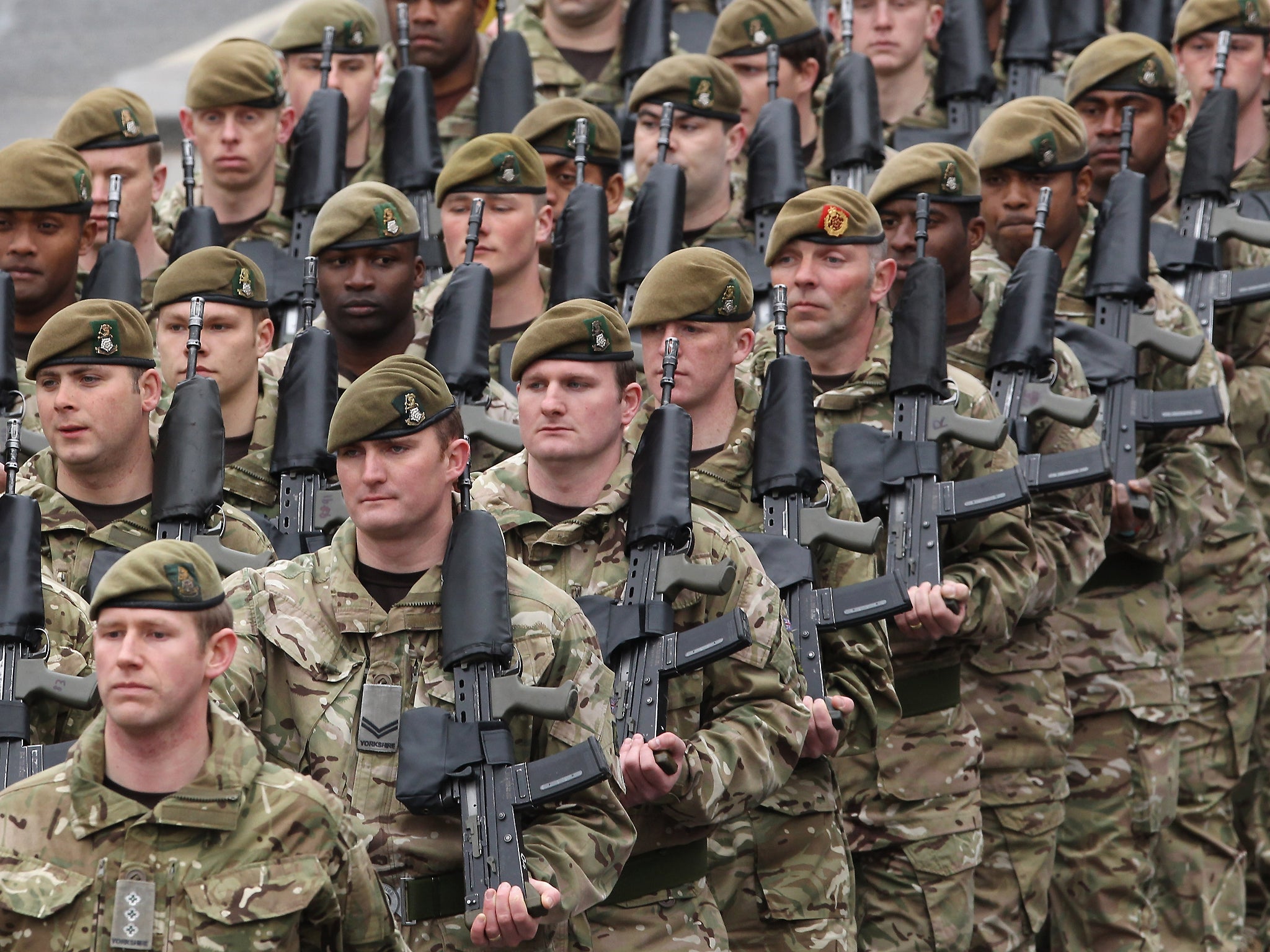 Returning forces will mainly be stationed around Salisbury Plain, Edinburgh and Leuchars, Catterick, Aldershot, Colchester, Stafford and the East Midlands
