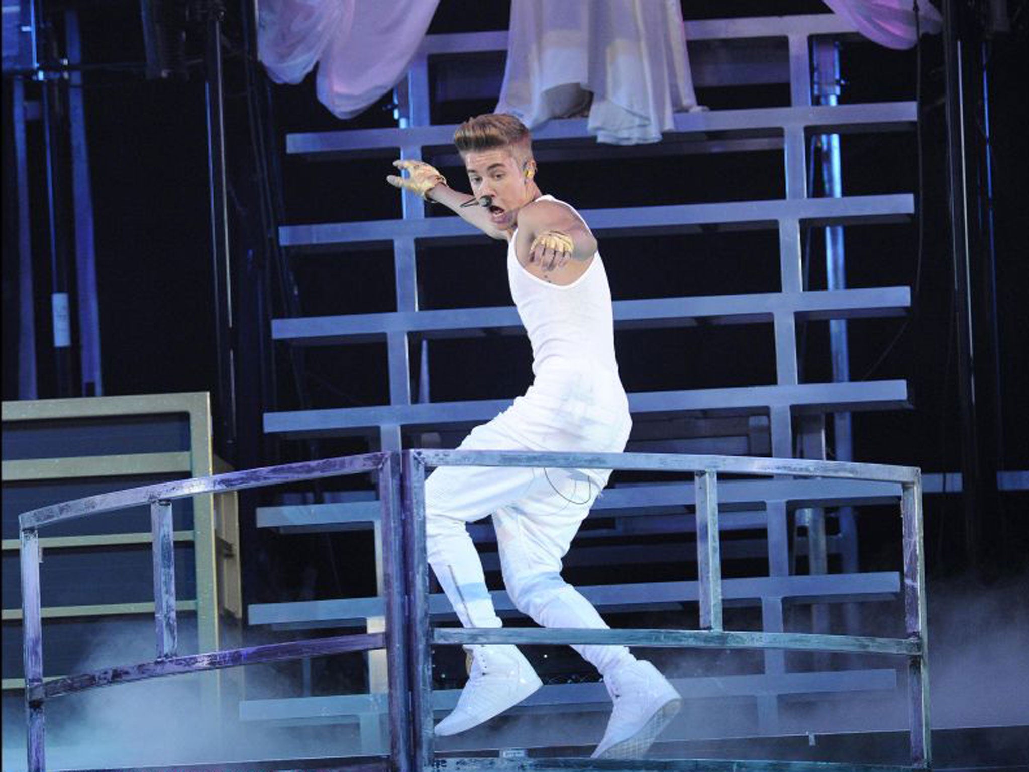 Justin Bieber in Concert at the Manchester Arena, Manchester, Britain - 21 Feb 2013