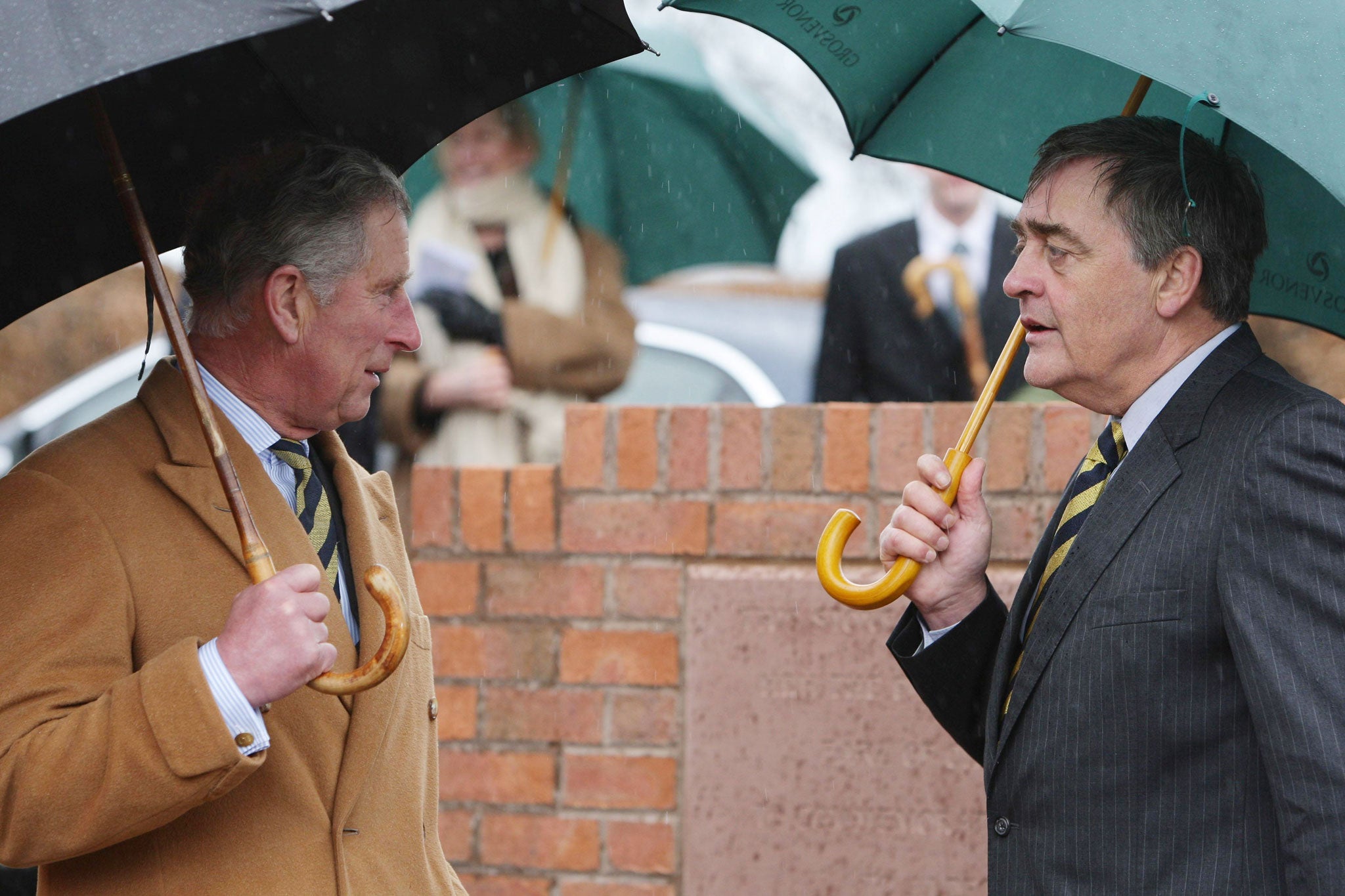 Gerald Grosvenor, Duke of Westminster, right, is the only Briton in the top 100 of Forbes' list of billionaires