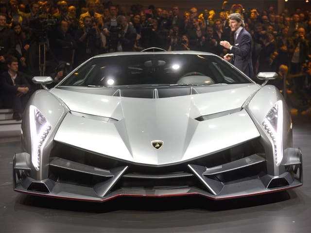 The new Lamborghini Veneno is unveiled