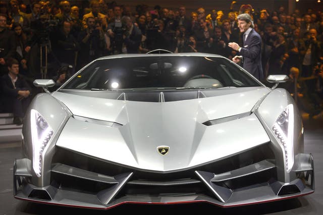 The new Lamborghini Veneno is unveiled