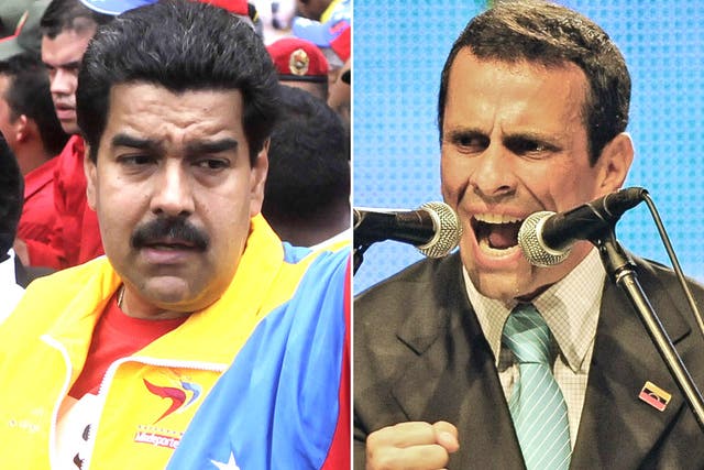 Interim President Nicolas Maduro; Henrique Capriles is the most likely choice to challenge Maduro in a snap election