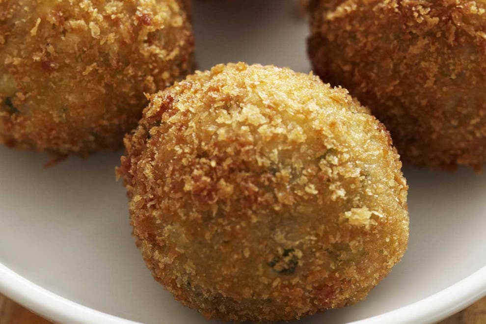 Smoked haddock spelt arancini | The Independent | The Independent