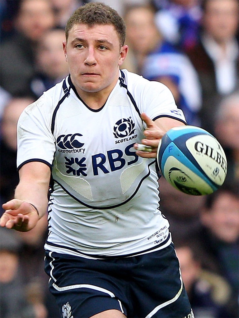Duncan Weir chose to play rugby over football with Celtic