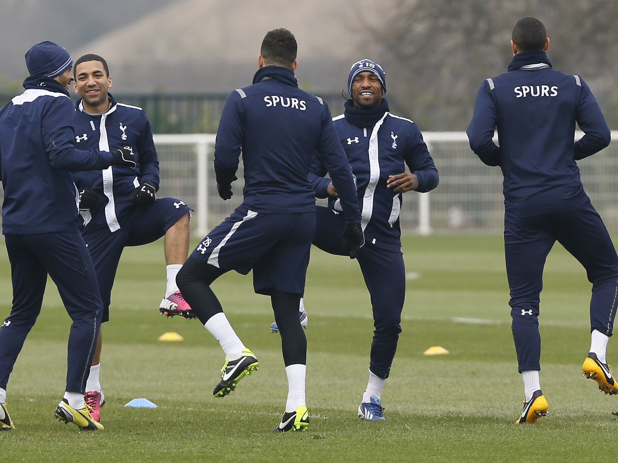 Jermain Defoe (centre) will start against Inter after five weeks out