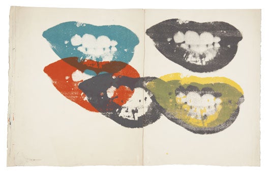 I Love Your Kiss Forever Forever by Andy Warhol