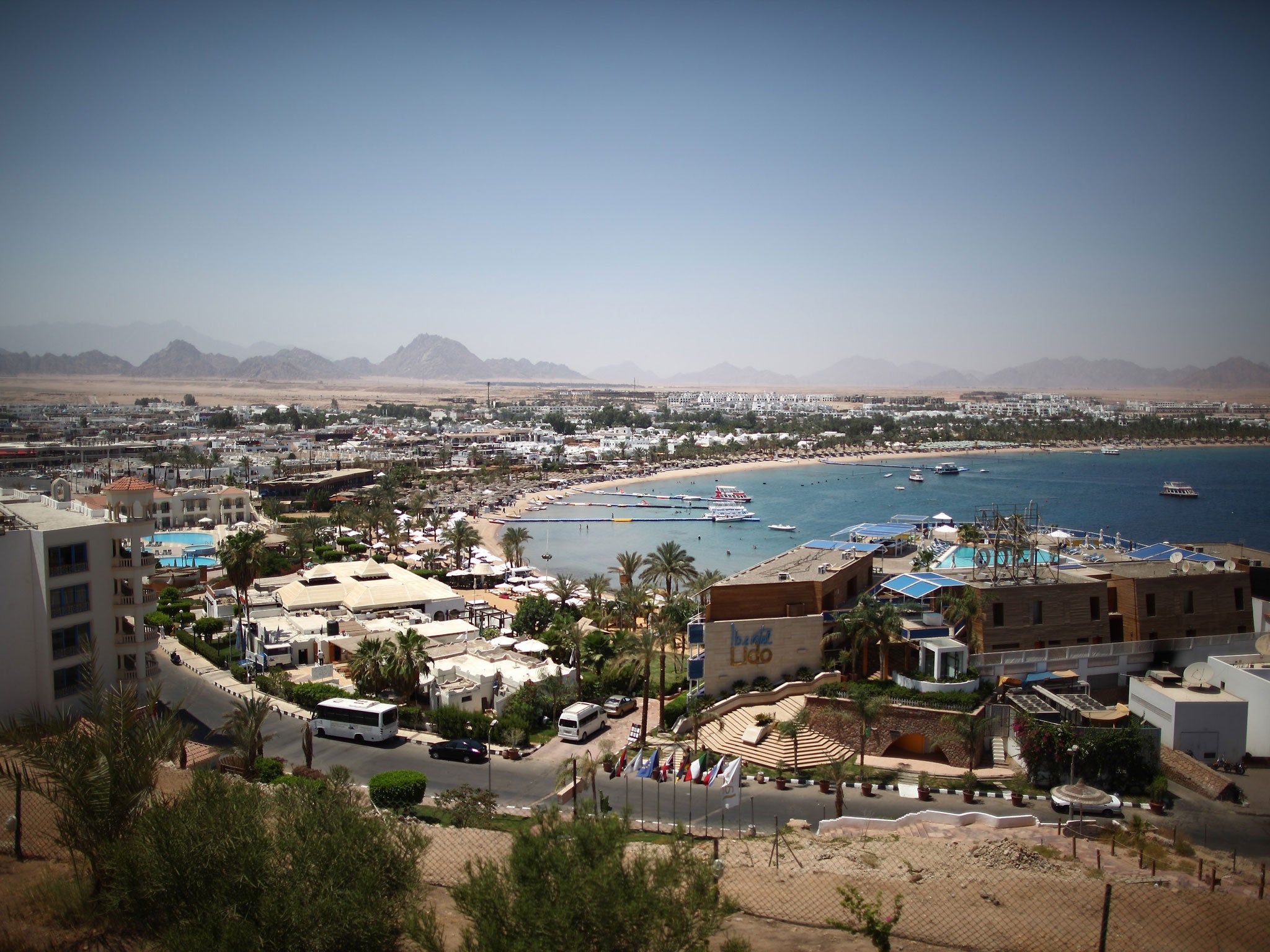 Sharm El Sheikh in Egypt is popular with British tourists