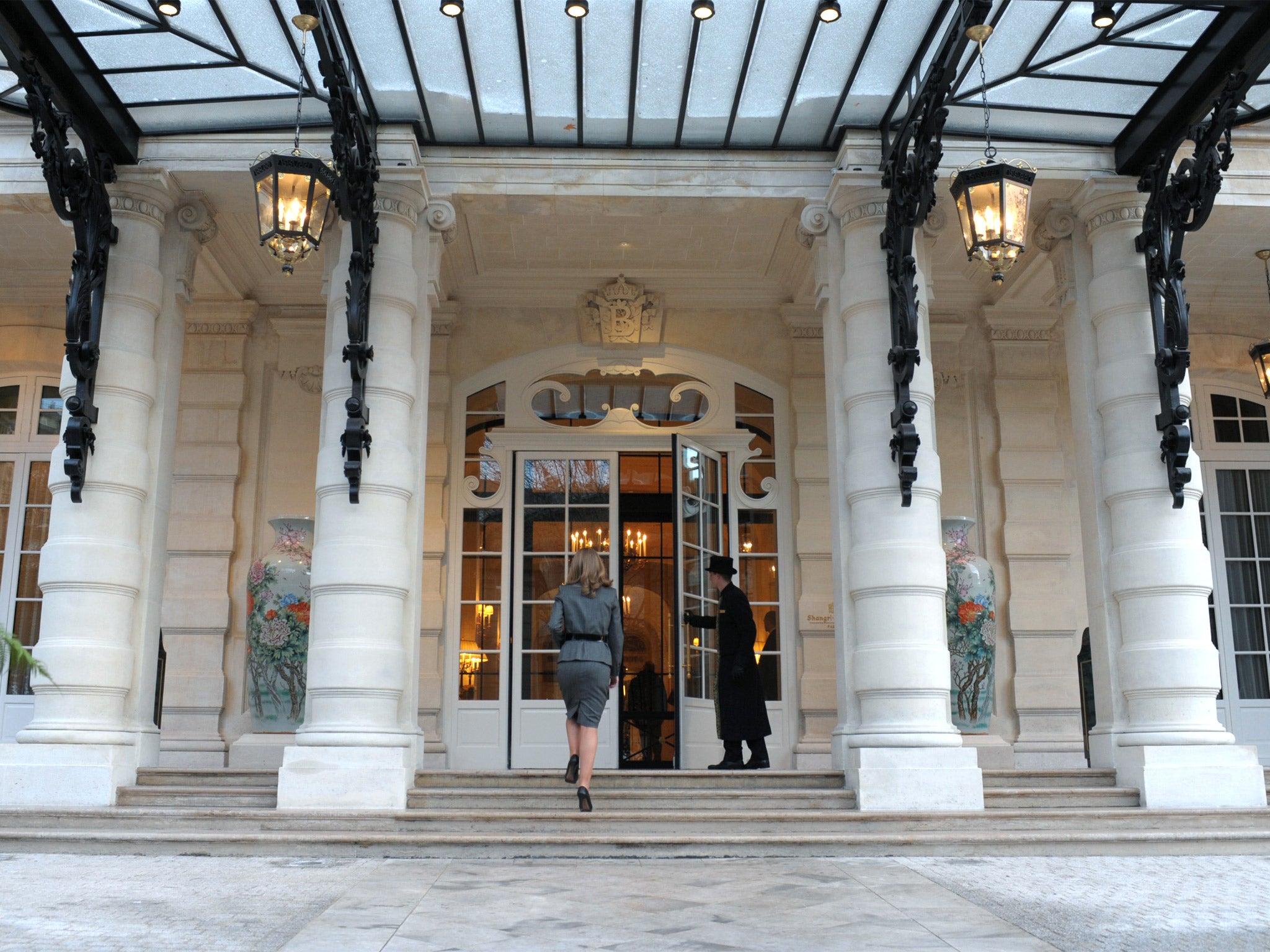 The Shangri-la Hotel in Paris where Princess Maha Al-Sudairi left without paying her €6m bill