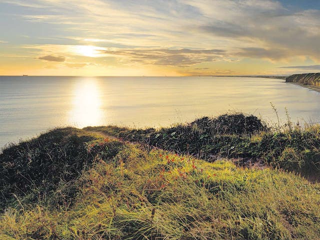 Blackhall Rocks offers fine North Sea views
