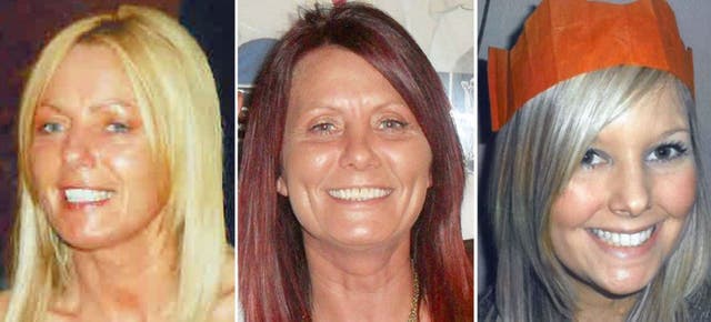 A photo issued by Durham Police of (left to right) Susan McGoldrick, her sister Alison Turnbull  and Alison's daughter Tanya Turnbull